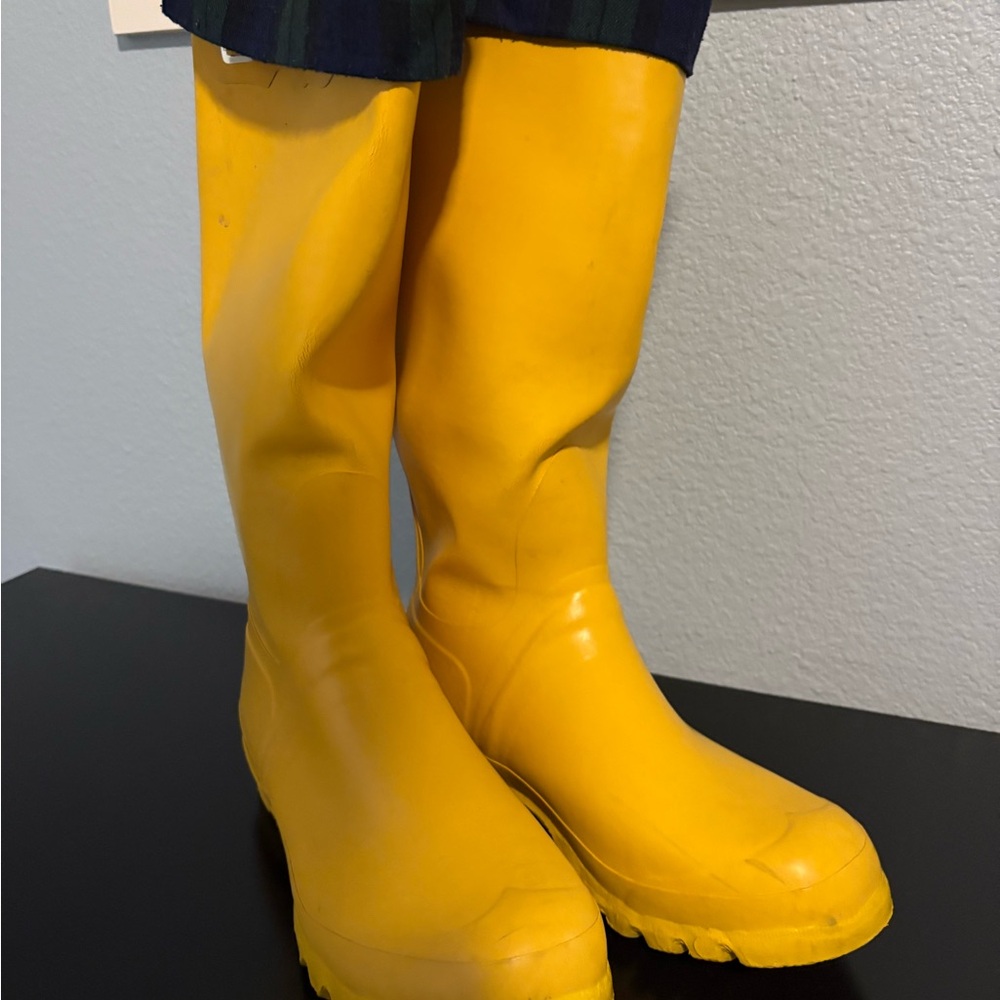 Hunter Yellow Rain Boots